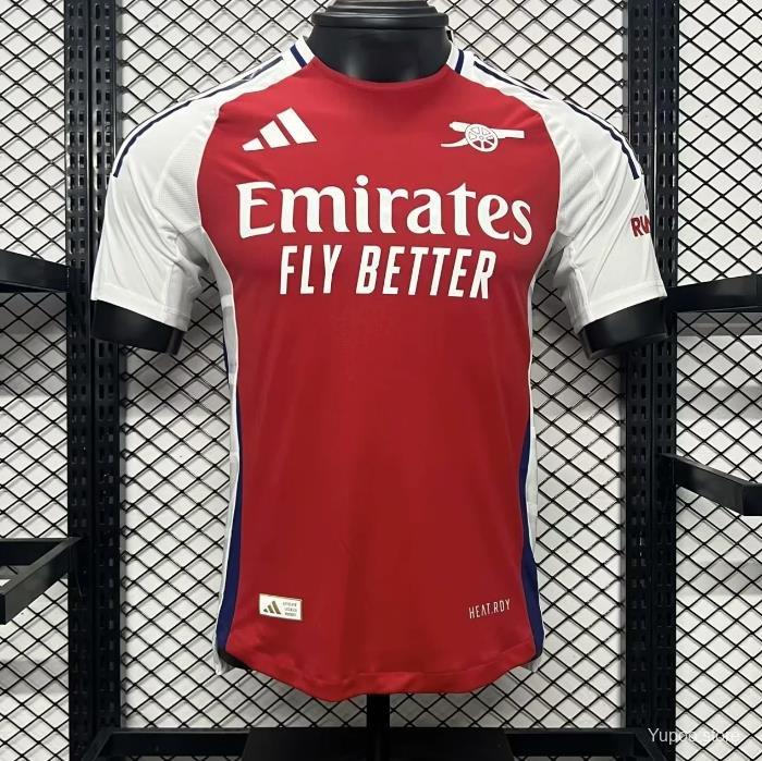 Camiseta de fútbol Arsenal 2024/25 LOCAL MANGA CORTA VERSION JUGADOR